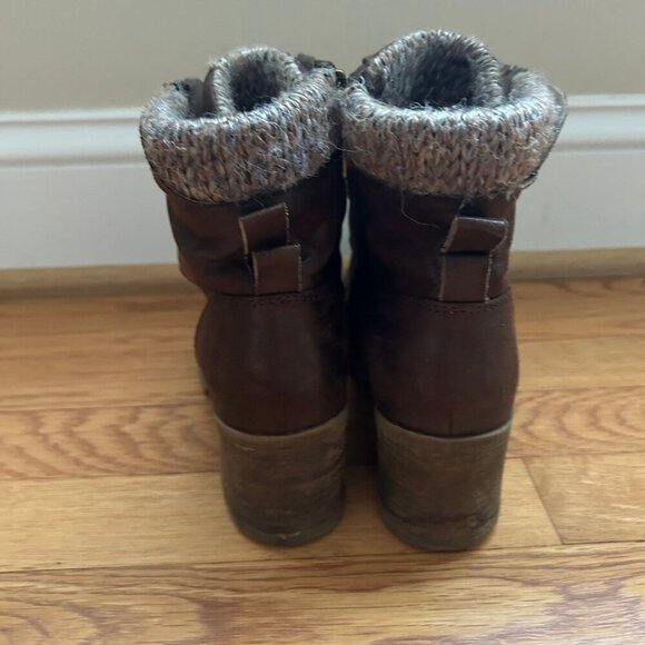 Carlos by Carlos Santana Glinda Ankle Brown Lace Up Heeled Boot Women’s Size 8 - Picture 4 of 9